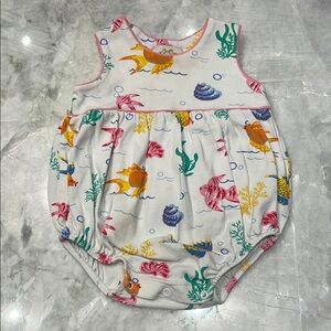 Colorful Sea Life Baby Romper